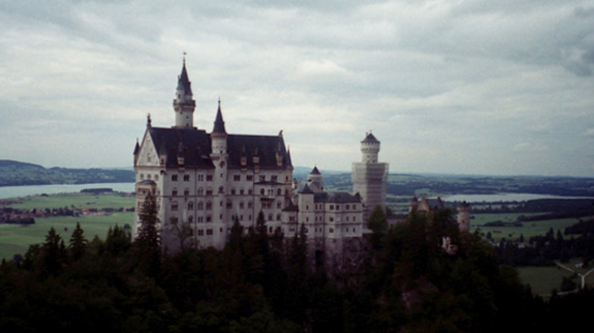 A view of the Neuchwanstein Castle in Bavaria, Germany