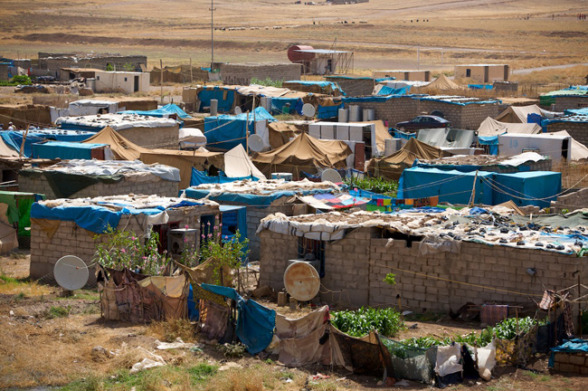 A view of the Grdasin IDP Camp in Iraq